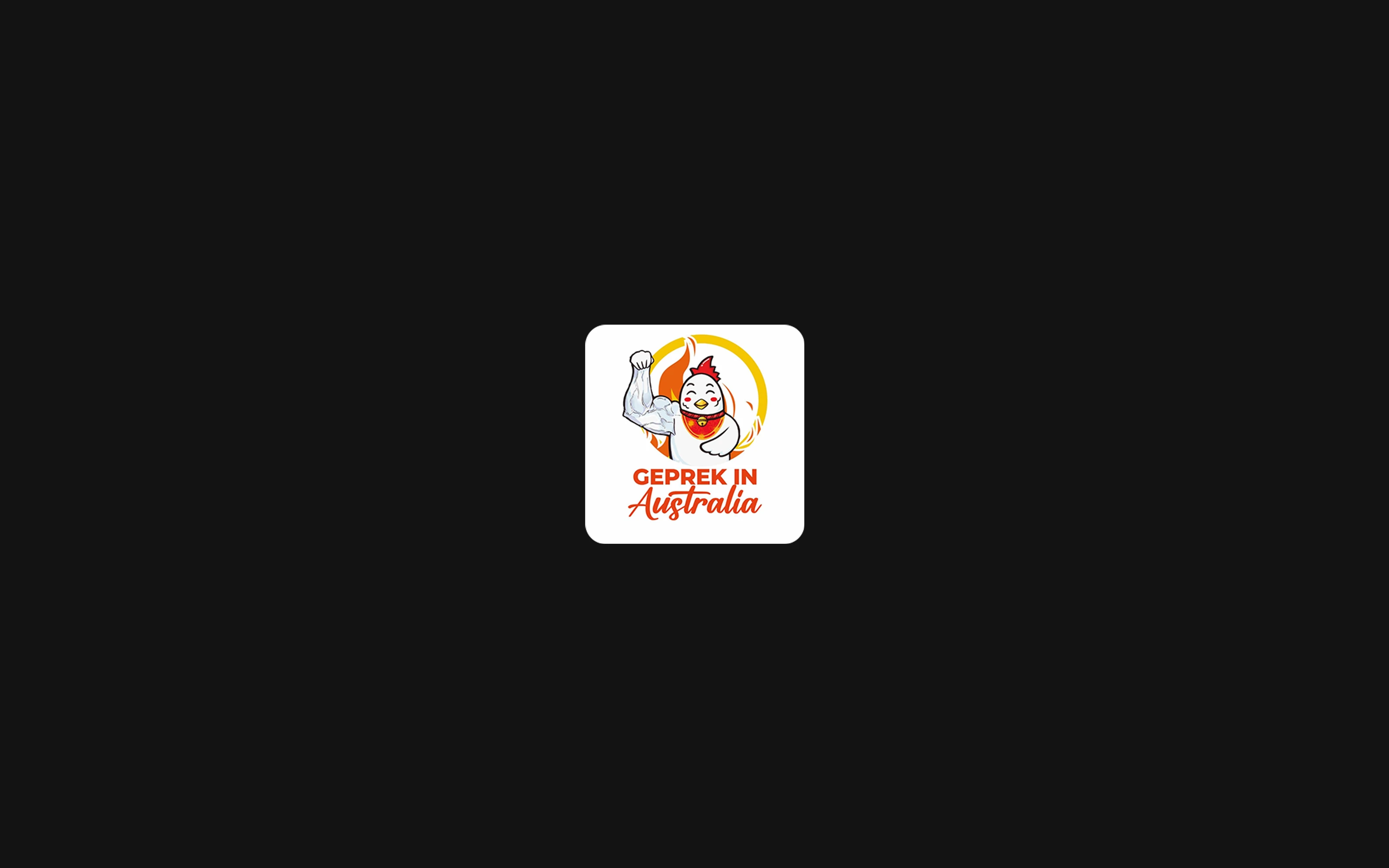 Geprek Australia — An Indonesian restaurant brand online, built with TGFX