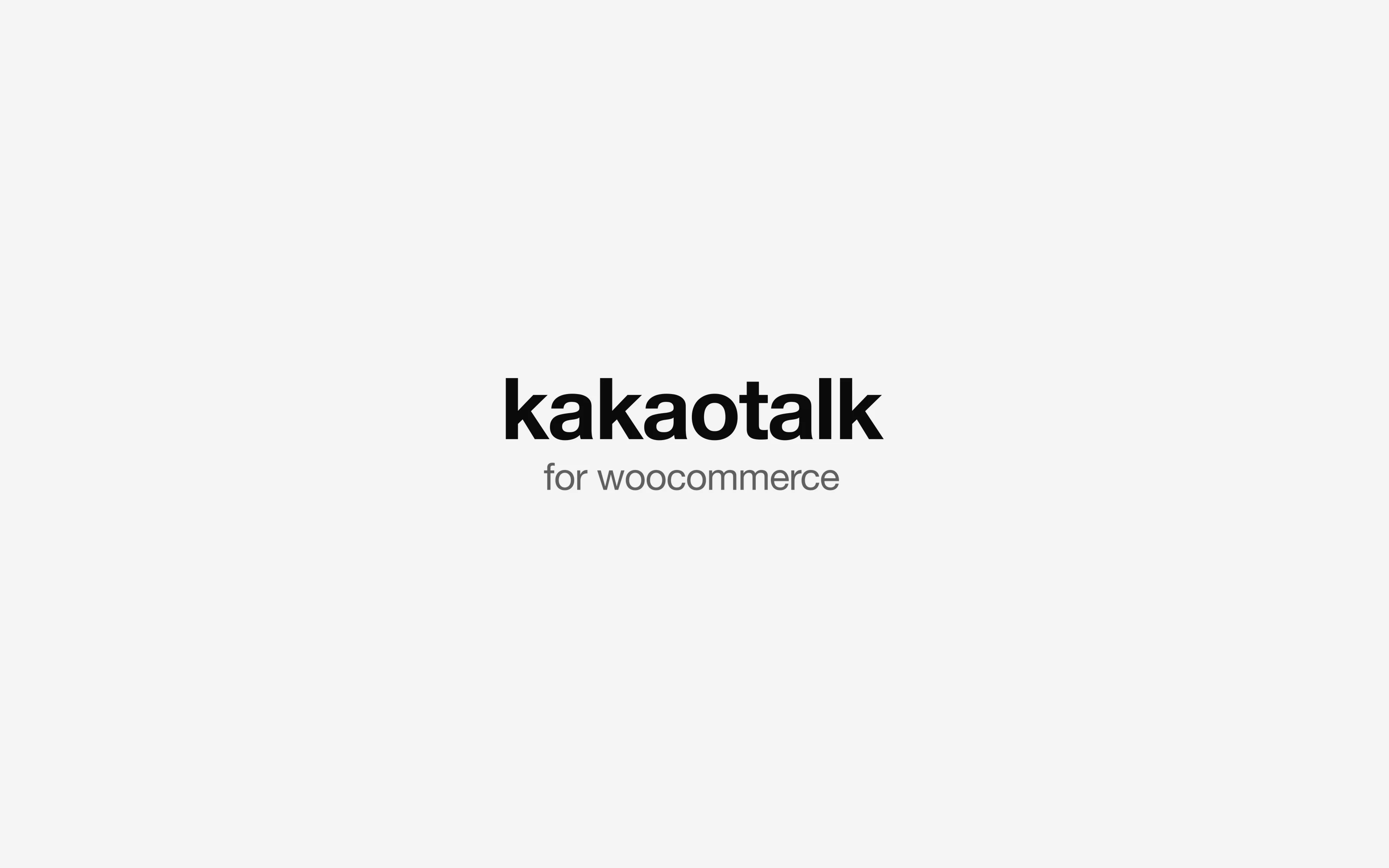 KakaoTalk for WooCommerce — Order notifications where Korean customers actually read them